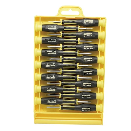 Surtek Precision Screwdriver set, 15 combined bits DJY03
